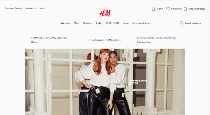 【海外】H＆M（エイチアンドエム）のトップ画像