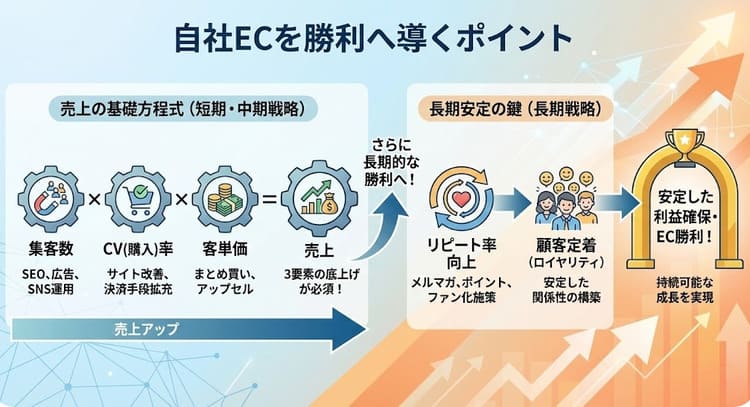 自社ECを勝利へ導くポイントとは？