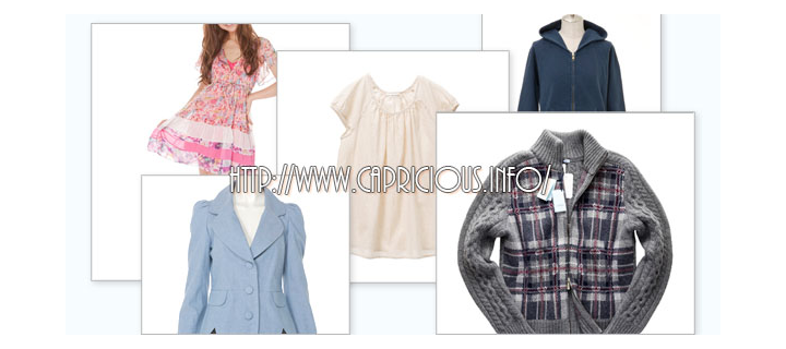 洋服の物撮りや着用などさまざまなタイプの商品画像